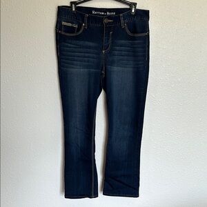 Rhythm in Blues Blue Dark Wash Women's Jeans Size 10 Regular